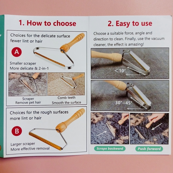 FORITY Lint Remover Set of 2 Fuzz Fabric Removing Roller Brush Shaver Tool NEW - Picture 11 of 11